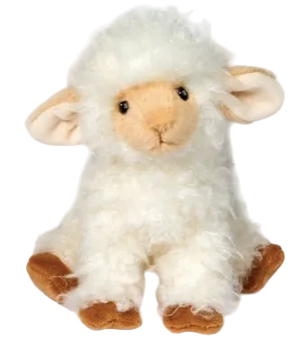 Mittens Cream Lamb 6"