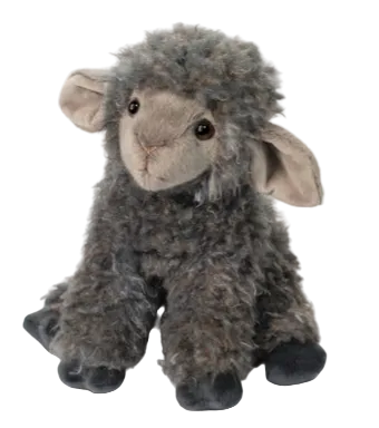 Knittie Grey Lamb Soft 9"