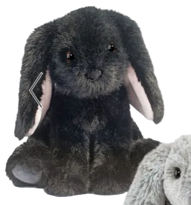 Jinxie Black Bunny Soft 8"