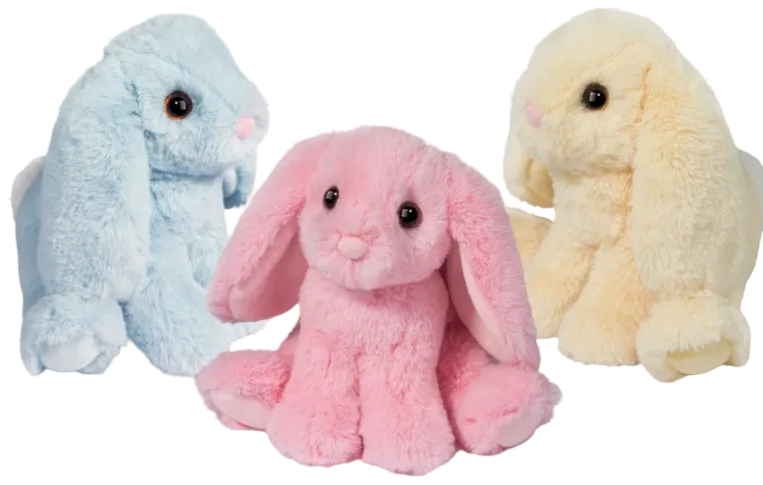 Colorful Mini Soft Bunnies Assorted 6"