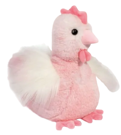 Snazzie Pink Chicken Soft 9"
