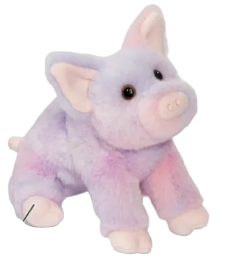Wigglie Rainbow Pig Mini Soft 7"