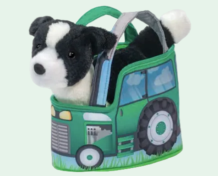 Sassy Sak Tractor w/ Border Collie