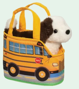 Sassy Sak School Bus w/ Dog