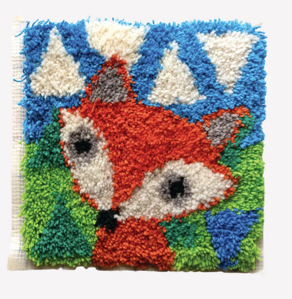 Latch-Hooking: Fox Kit