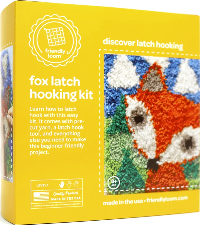 Latch-Hooking: Fox Kit