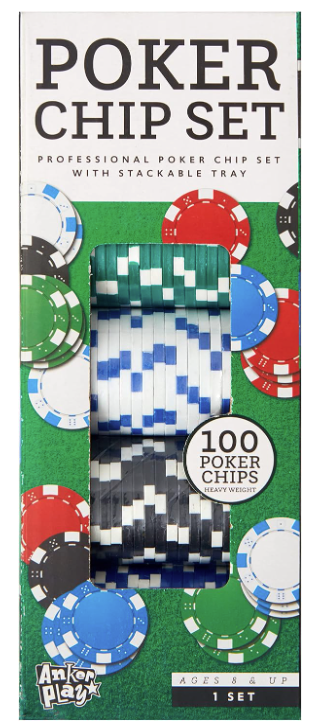 Poker Chip Set-100 Pieces