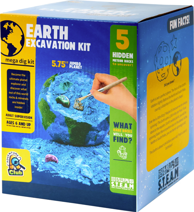 Mega Dig Earth Gem Excavation Kit