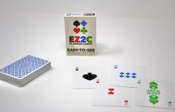 EZ2C (Easy to See) Playing Cards