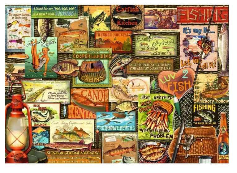Gone Fishing 1000 pcs