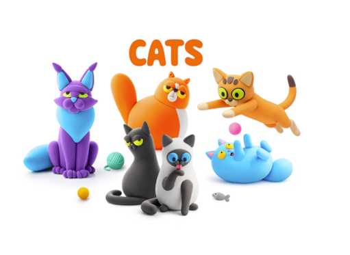 Hey Clay Cats