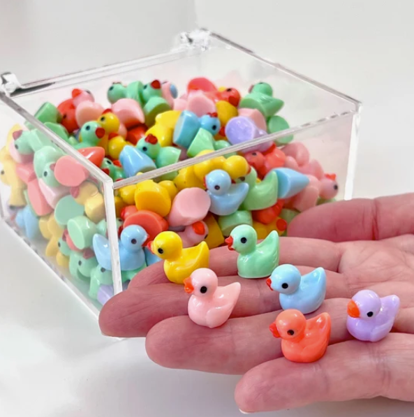 Mini Colorful Duck  Figurines
