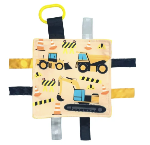 Construction Lovey Crinkle Square