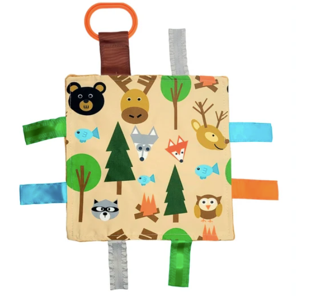 Forest Lovey Crinkle Square