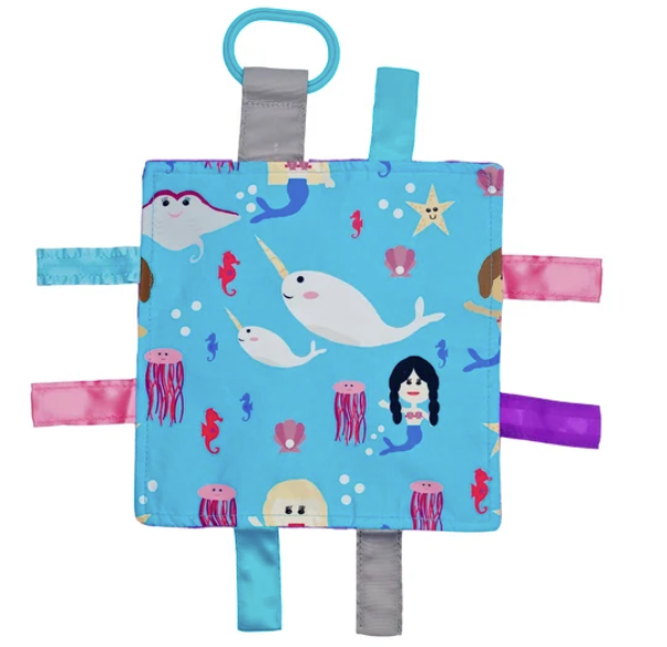 Mermaid/Narwhals Lovey Crinkle Square