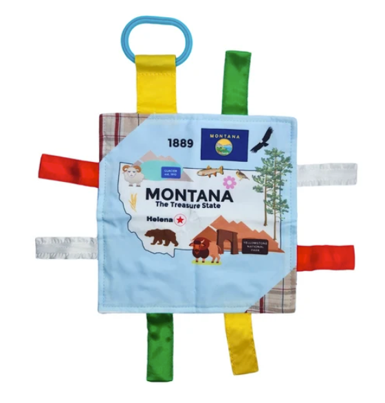Montana State Lovey Crinkle Square