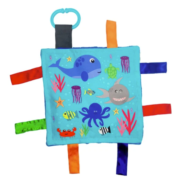Ocean Lovey Crinkle Square