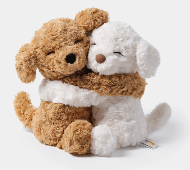 Harmony Hugging the Puppy Weighted 7"
