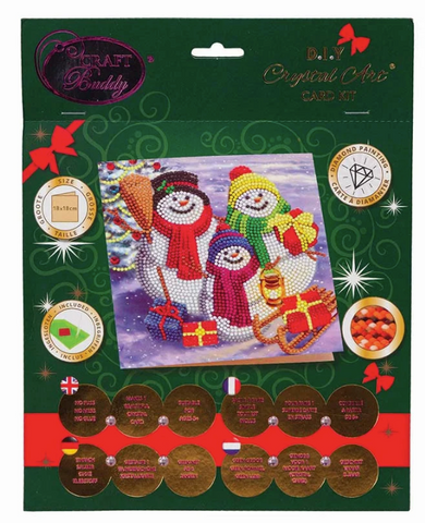 Card Kit: Snowman Family Fun