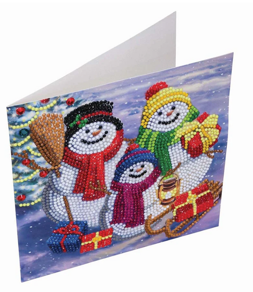 Card Kit: Snowman Family Fun