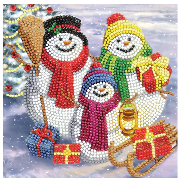 Card Kit: Snowman Family Fun