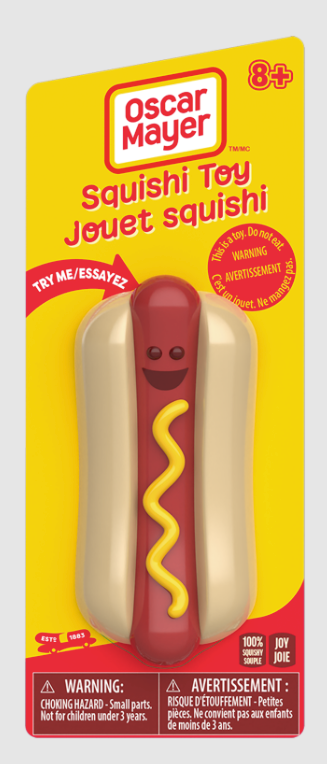 Oscar Mayer® Squishi Hot Dog Toy