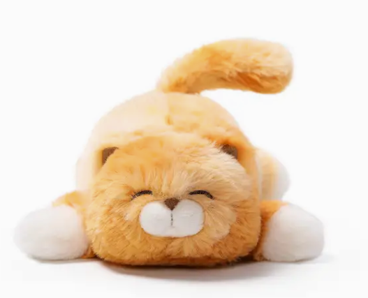 Lazy Cat Weighted Plush 7"