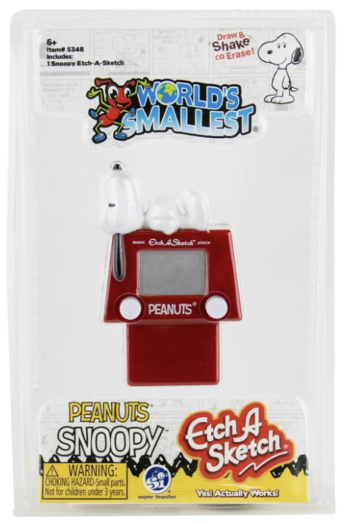 World's Sm. Peanuts/Snoopy Etch A Sketch