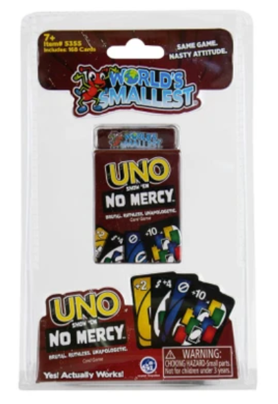 World’s Smallest UNO Show ‘Em No Mercy