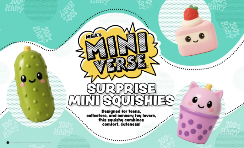 Miniverse Mini Foodie Squishies 3 pk