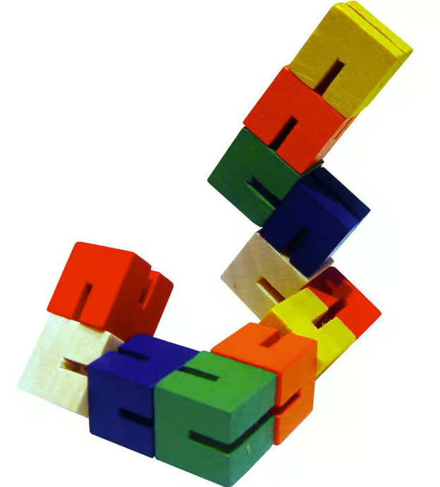 Wooden Twist and Lock Blocks