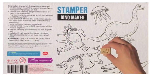 Dino Maker Stamp Kit