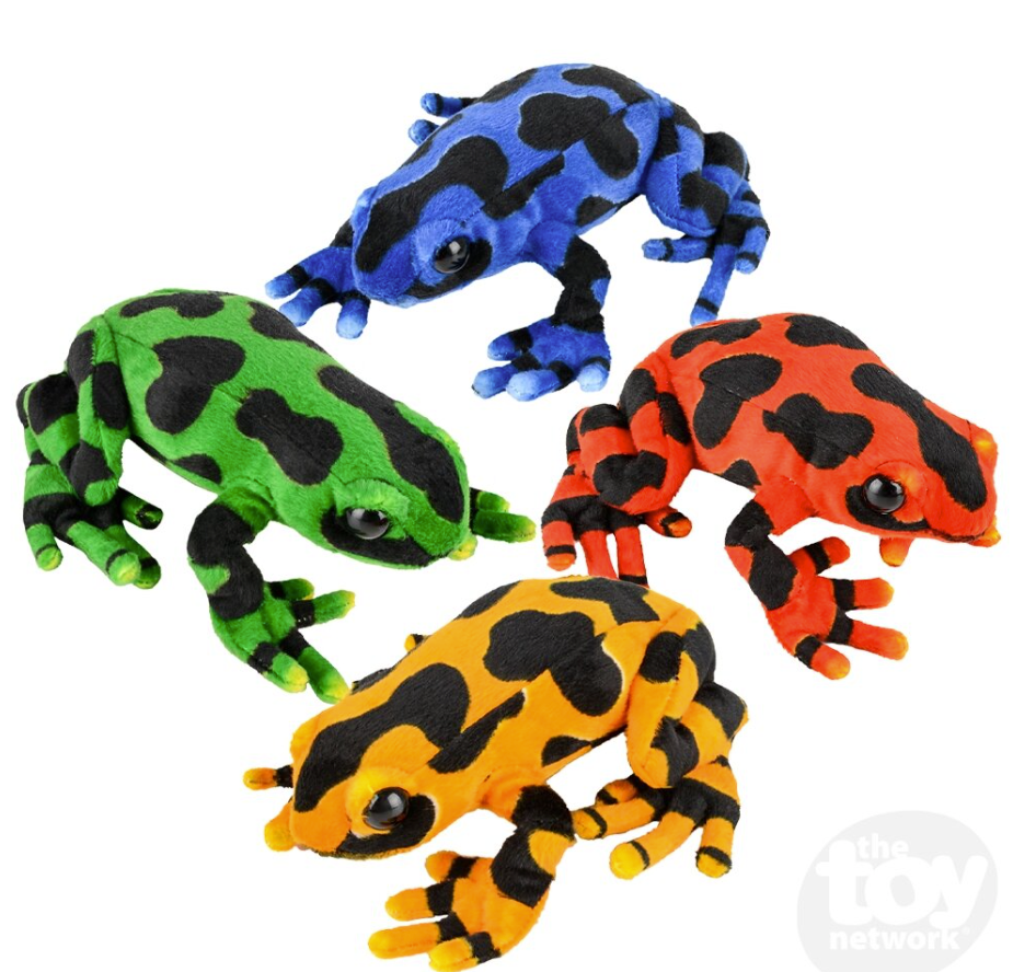 8" Poison Dart Frog Plush