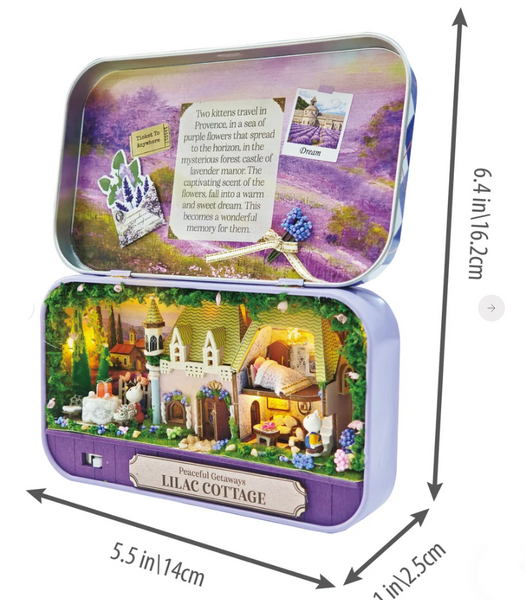 DIY Tiniature- Lilac Cottage