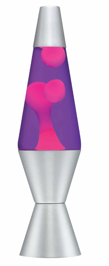 Lava Lamp 14.5" pk/pr/sl