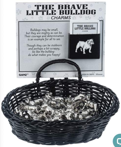 Brave Little Bulldog Charms