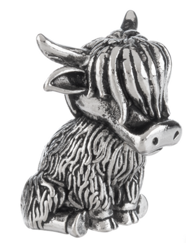 Charm-Brave Little Highland Cow