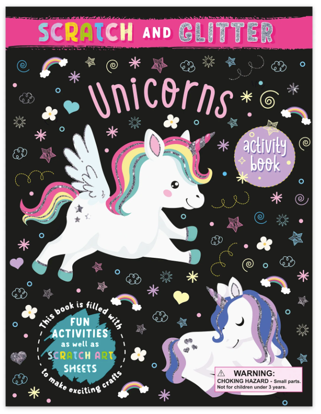 Unicorns Scratch & Glitter