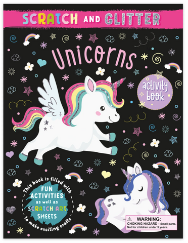 Unicorns Scratch & Glitter
