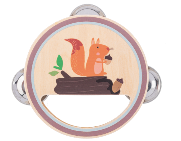Wooden Tambourine Assorted