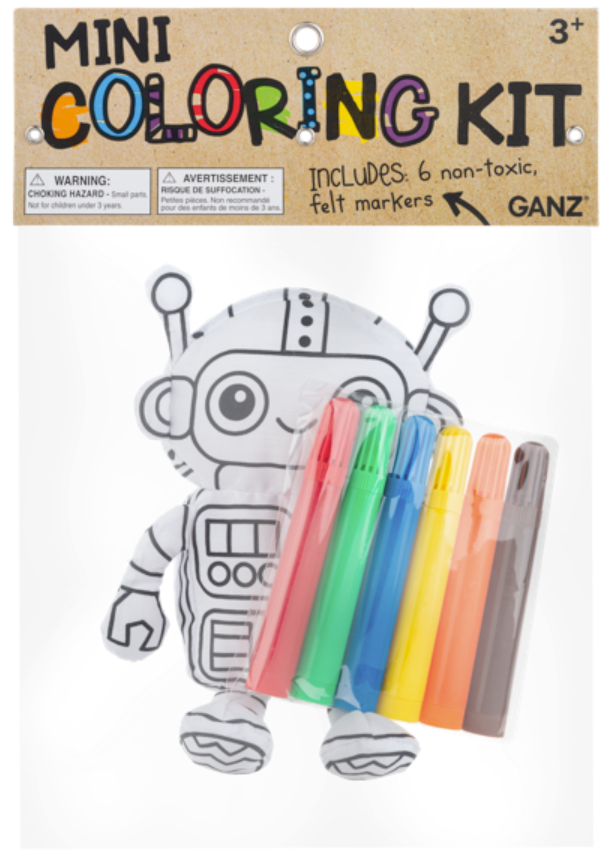 Mini Coloring Kit-Robot