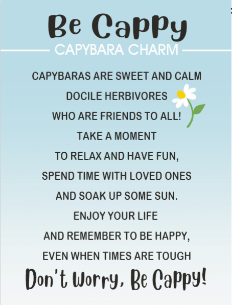 Charm-Be Cappy Capybara