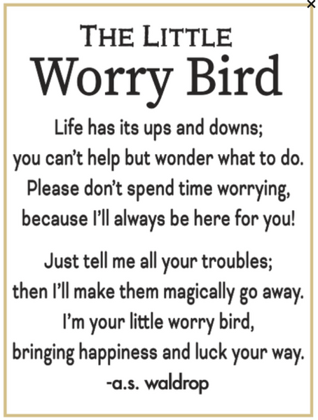 Charm-Little Worry Bird