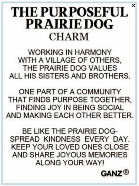 Charm-Purposeful Prairie Dog