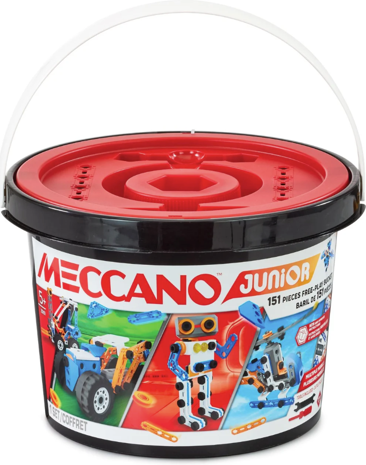 Meccano 150pc Play Bucket