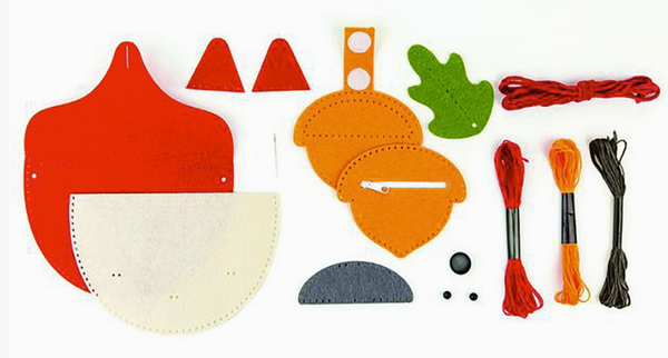 Woodlands Fox My Felt Bag Set