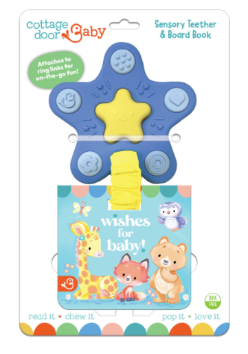 Wishes for Baby! Star Teether with Board Book