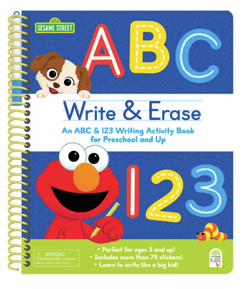 Sesame Street Write & Erase ABC and 123