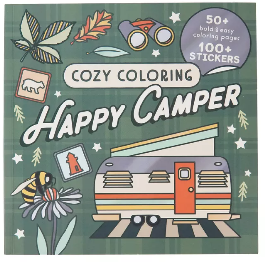 Cozy Coloring Happy Camper
