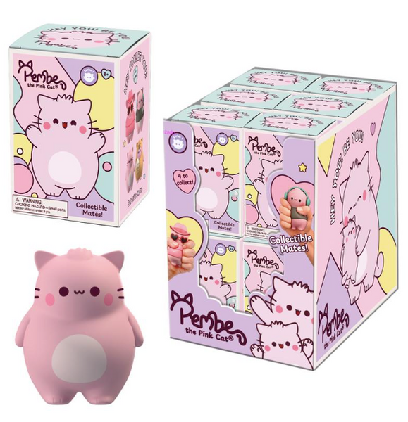 Pembe the Pink Cat™ Foamate 3.5" Assorted